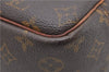 Authentic LOUIS VUITTON Monogram Deauville Hand Bag M47270 LV 7244C