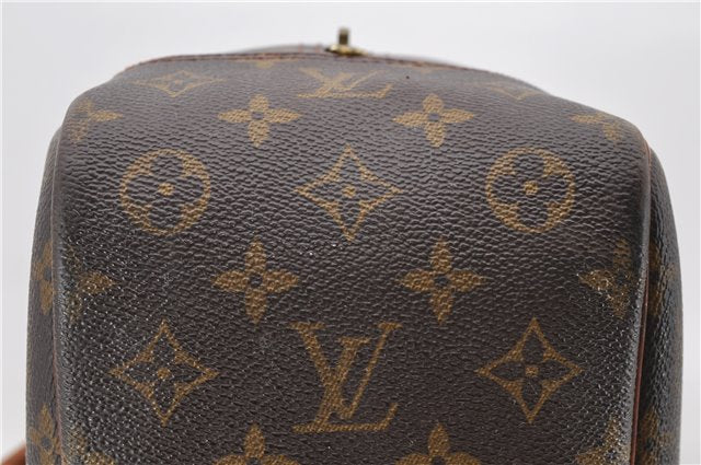 Authentic LOUIS VUITTON Monogram Deauville Hand Bag M47270 LV 7244C