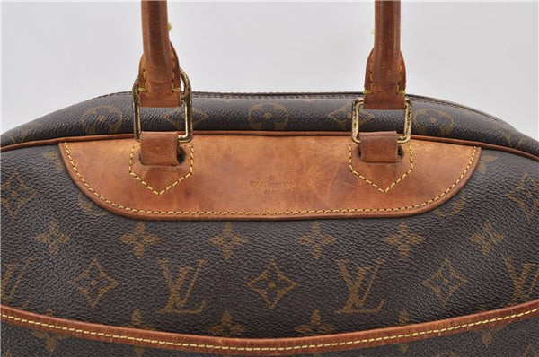 Authentic LOUIS VUITTON Monogram Deauville Hand Bag M47270 LV 7244C