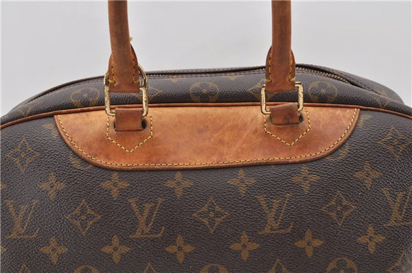 Authentic LOUIS VUITTON Monogram Deauville Hand Bag M47270 LV 7244C