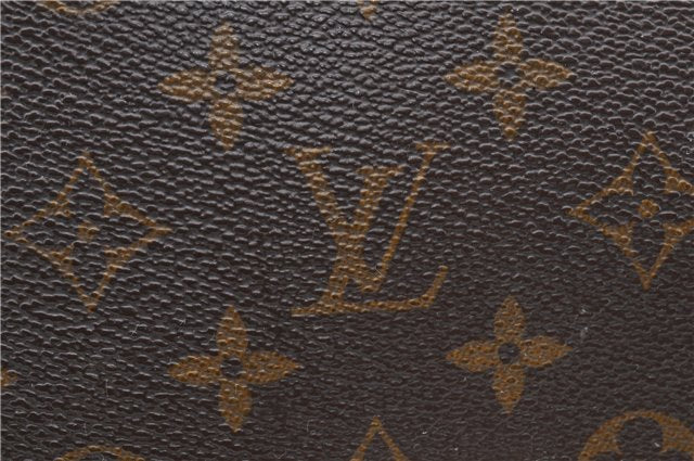 Authentic LOUIS VUITTON Monogram Deauville Hand Bag M47270 LV 7244C