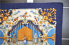 Authentic HERMES Carre 90 Scarf "ORGAUPHONE" Silk Navy 7244E