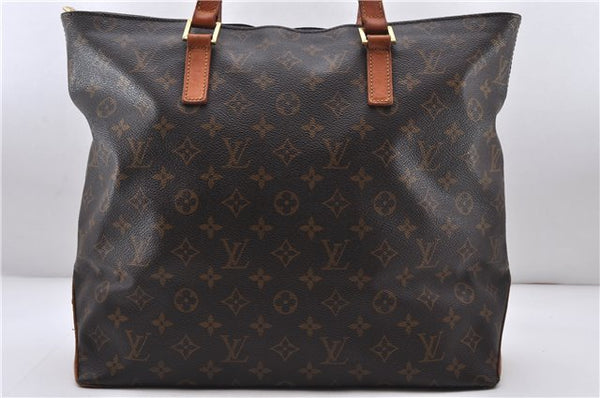 Authentic LOUIS VUITTON Monogram Cabas Mezzo Tote Bag Purse M51151 LV 7245C
