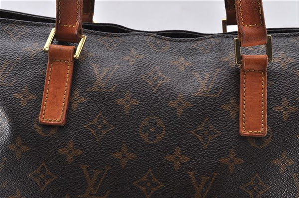 Authentic LOUIS VUITTON Monogram Cabas Mezzo Tote Bag Purse M51151 LV 7245C
