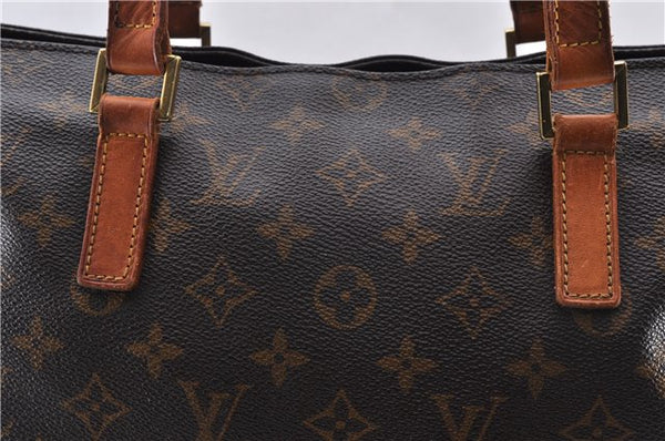 Authentic LOUIS VUITTON Monogram Cabas Mezzo Tote Bag Purse M51151 LV 7245C