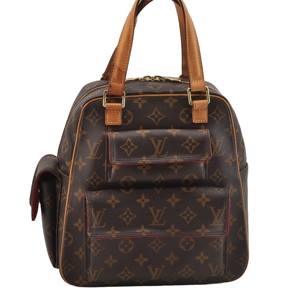 Authentic Louis Vuitton Monogram Excentri Cite Hand Bag M51161 LV 7245I