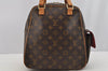 Authentic Louis Vuitton Monogram Excentri Cite Hand Bag M51161 LV 7245I