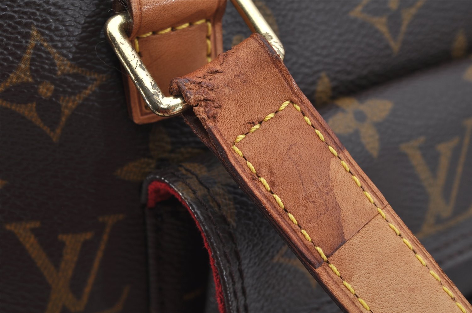 Authentic Louis Vuitton Monogram Excentri Cite Hand Bag M51161 LV 7245I