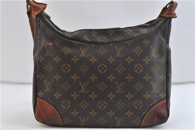Auth LOUIS VUITTON Monogram Boulogne 30 Shoulder Cross Body Bag M52165 LV 7246C