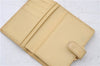 Auth Louis Vuitton Epi Porte Monnaie Billets Viennois Wallet M6324A Ivory 7246D