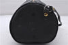 Authentic MCM Visetos Vintage Shoulder Cross Body Bag PVC Leather Black 7247C