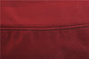 Authentic PRADA Nylon Leather Shoulder Tote Drawstring Bag Purse Red 7248C