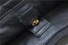 Authentic PRADA Nylon Tessuto Leather Flower Motif Hand Tote Bag Black 7248E