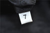 Authentic PRADA Nylon Tessuto Leather Flower Motif Hand Tote Bag Black 7248E