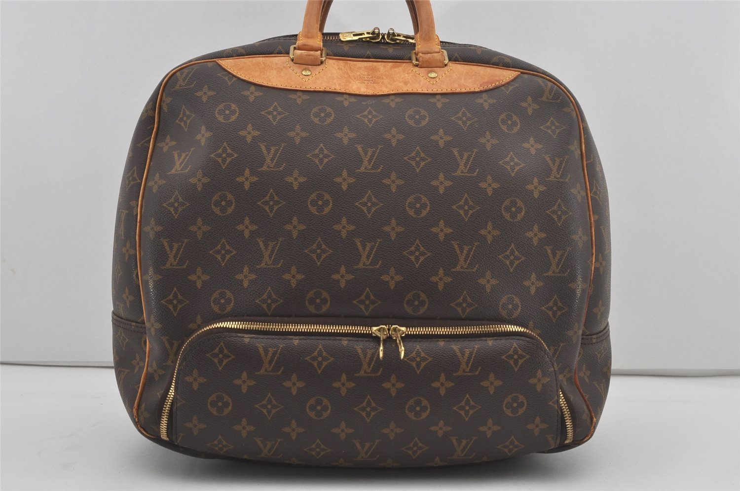 Authentic Louis Vuitton Monogram Evasion PM Boston Travel Bag M41443 LV 7248I