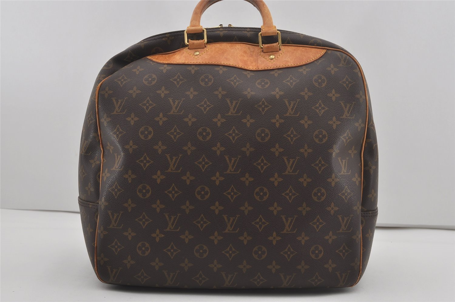Authentic Louis Vuitton Monogram Evasion PM Boston Travel Bag M41443 LV 7248I