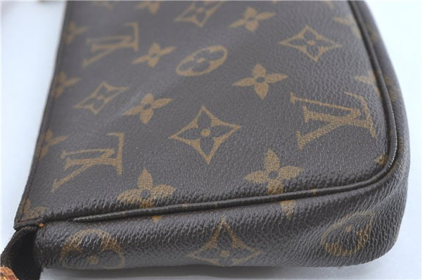 Authentic Louis Vuitton Monogram Pochette Accessoires Pouch M51980 LV 7250B