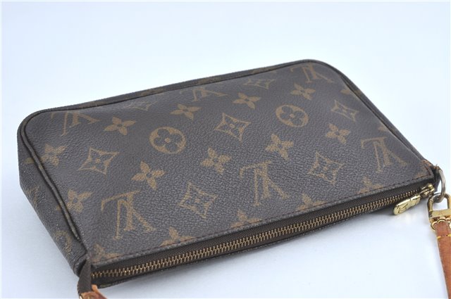 Authentic Louis Vuitton Monogram Pochette Accessoires Pouch M51980 LV 7250B