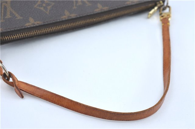 Authentic Louis Vuitton Monogram Pochette Accessoires Pouch M51980 LV 7250B