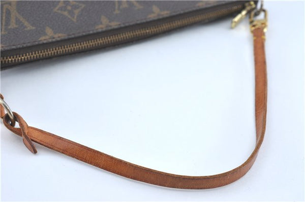Authentic Louis Vuitton Monogram Pochette Accessoires Pouch M51980 LV 7250B