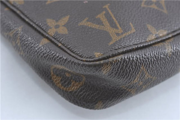 Authentic Louis Vuitton Monogram Pochette Accessoires Pouch M51980 LV 7250B