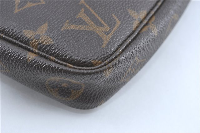 Authentic Louis Vuitton Monogram Pochette Accessoires Pouch M51980 LV 7250B