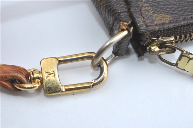 Authentic Louis Vuitton Monogram Pochette Accessoires Pouch M51980 LV 7250B