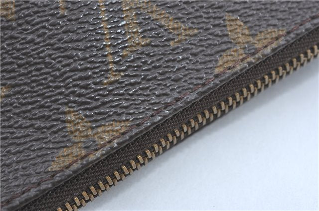 Authentic Louis Vuitton Monogram Pochette Accessoires Pouch M51980 LV 7250B