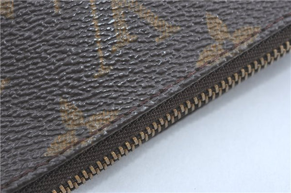 Authentic Louis Vuitton Monogram Pochette Accessoires Pouch M51980 LV 7250B
