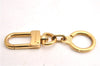 Authentic Louis Vuitton Charm Key Chain Anokre Gold M62694 LV 7250E