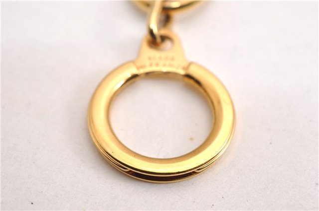 Authentic Louis Vuitton Charm Key Chain Anokre Gold M62694 LV 7250E