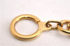 Authentic Louis Vuitton Charm Key Chain Anokre Gold M62694 LV 7250E