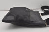 Authentic GUCCI Guccissima Shoulder Bag GG Leather Nylon 161822 Black 7250I