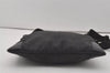 Authentic GUCCI Guccissima Shoulder Bag GG Leather Nylon 161822 Black 7250I