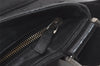 Authentic GUCCI Guccissima Shoulder Bag GG Leather Nylon 161822 Black 7250I