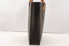 Authentic Louis Vuitton Monogram Sac Plat Hand Tote Bag M51140 LV 7252F