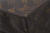 Authentic Louis Vuitton Monogram Sac Plat Hand Tote Bag M51140 LV 7252F