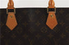 Authentic Louis Vuitton Monogram Sac Plat Hand Tote Bag M51140 LV 7252F