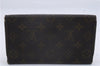 Authentic Louis Vuitton Monogram Long Bifold Wallet Purse 3Set LV 7253D