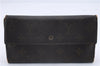 Authentic Louis Vuitton Monogram Long Bifold Wallet Purse 3Set LV 7253D