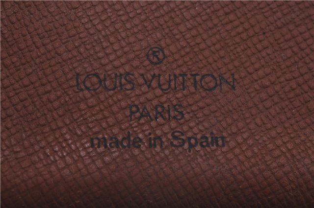 Authentic Louis Vuitton Monogram Long Bifold Wallet Purse 3Set LV 7253D