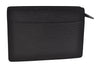 Authentic Louis Vuitton Epi Pochette Homme Clutch Hand Bag Black M52522 LV 7253I