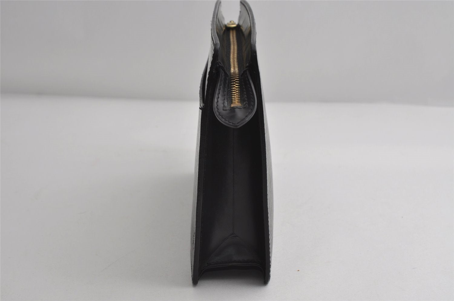 Authentic Louis Vuitton Epi Pochette Homme Clutch Hand Bag Black M52522 LV 7253I