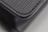 Authentic Louis Vuitton Epi Pochette Homme Clutch Hand Bag Black M52522 LV 7253I