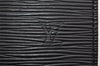 Authentic Louis Vuitton Epi Pochette Homme Clutch Hand Bag Black M52522 LV 7253I