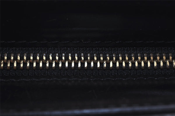 Authentic Louis Vuitton Epi Pochette Homme Clutch Hand Bag Black M52522 LV 7253I