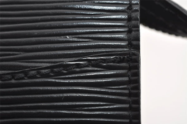 Authentic Louis Vuitton Epi Pochette Homme Clutch Hand Bag Black M52522 LV 7253I