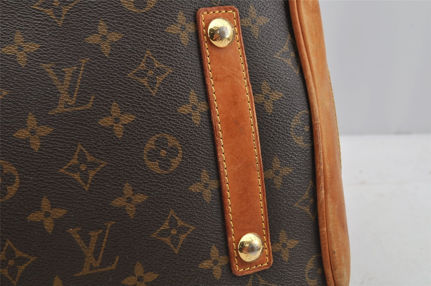 Authentic Louis Vuitton Monogram Stephen 2Way Hand Boston Bag M40118 LV 7254I