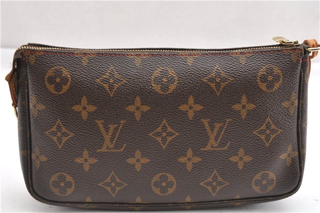 Auth Louis Vuitton Monogram Cherry Pochette Accessoires M95008 Hand Pouch 7255F