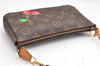 Auth Louis Vuitton Monogram Cherry Pochette Accessoires M95008 Hand Pouch 7255F